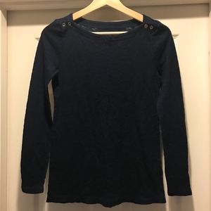 NWT J. Crew Indigo Painter Tee